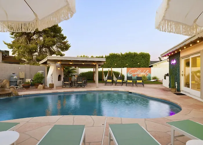 Modern Southwest Retreat With Pool Near Old Town Holiday home Scottsdale